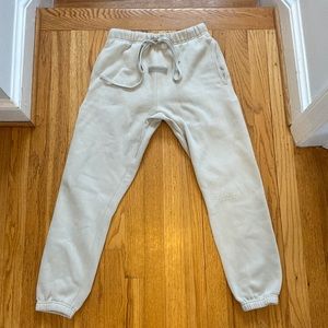 Beige Essentials Sweatpants